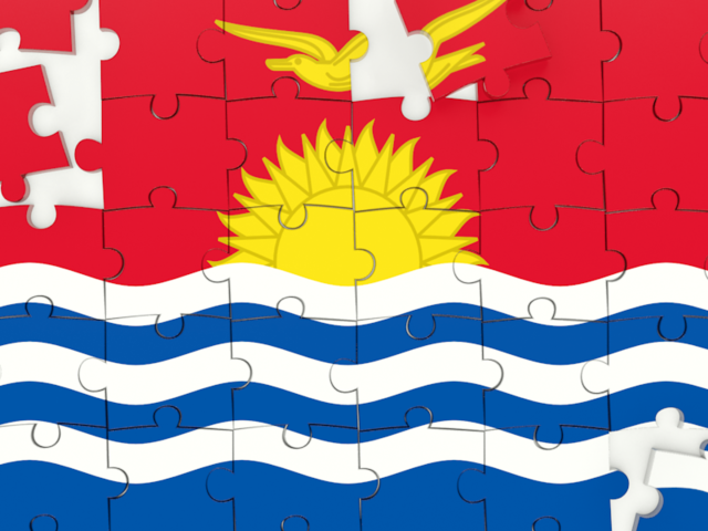 Puzzle. Download flag icon of Kiribati at PNG format