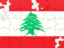 Lebanon. Puzzle. Download icon.