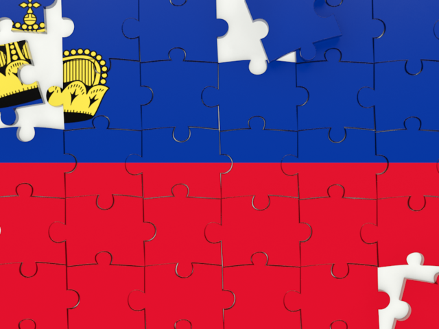 Puzzle. Download flag icon of Liechtenstein at PNG format