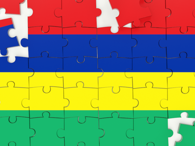 Puzzle. Download flag icon of Mauritius at PNG format