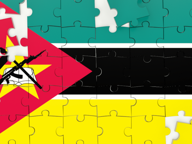 Puzzle. Download flag icon of Mozambique at PNG format