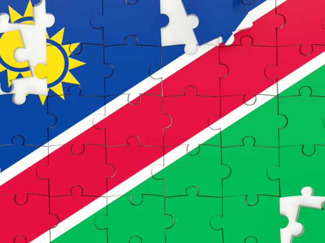 Puzzle. Download flag icon of Namibia at PNG format