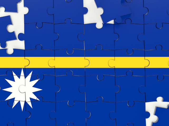 Puzzle. Download flag icon of Nauru at PNG format