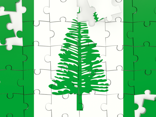 Puzzle. Download flag icon of Norfolk Island at PNG format