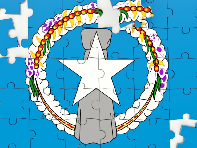 Puzzle. Download flag icon of Northern Mariana Islands at PNG format