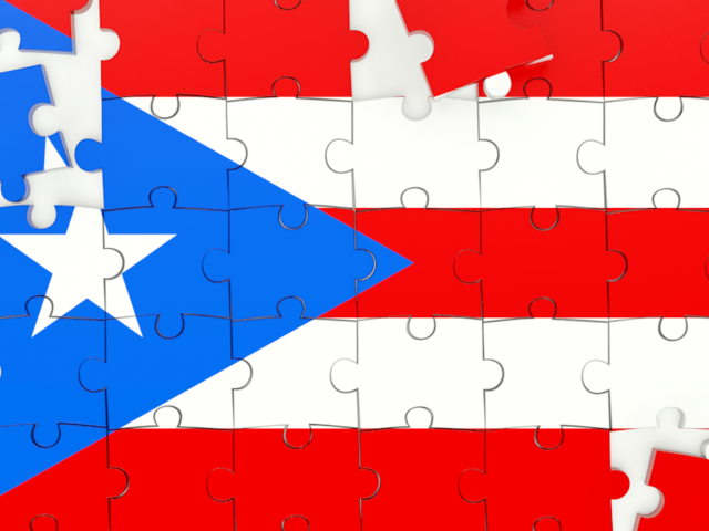Puzzle. Download flag icon of Puerto Rico at PNG format