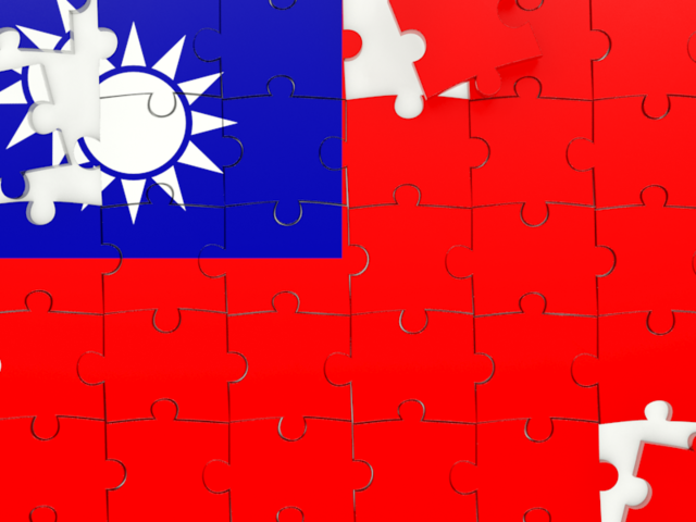Puzzle. Download flag icon of Taiwan at PNG format