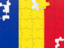 Romania. Puzzle. Download icon.