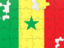 Senegal. Puzzle. Download icon.