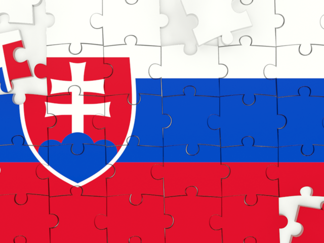 Puzzle. Download flag icon of Slovakia at PNG format