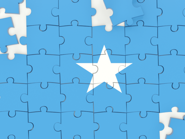 Puzzle. Download flag icon of Somalia at PNG format