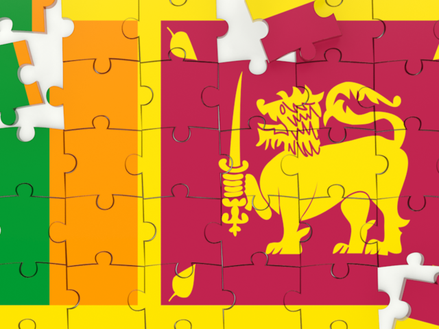 Puzzle. Download flag icon of Sri Lanka at PNG format