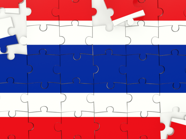 Puzzle. Download flag icon of Thailand at PNG format