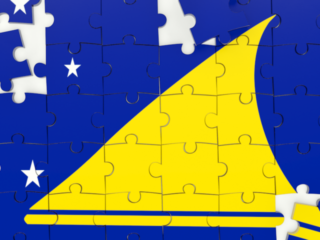 Puzzle. Download flag icon of Tokelau at PNG format