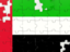 United Arab Emirates. Puzzle. Download icon.