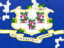 Flag of state of Connecticut. Puzzle. Download icon