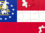 Flag of state of Georgia. Puzzle. Download icon