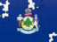 Flag of state of Maine. Puzzle. Download icon