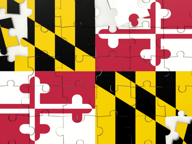 Puzzle. Download flag icon of Maryland