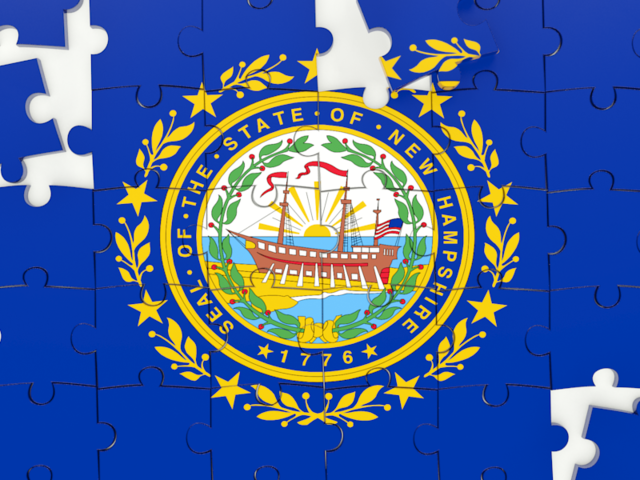 Puzzle. Download flag icon of New Hampshire
