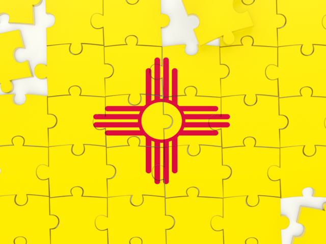 Puzzle. Download flag icon of New Mexico