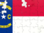 Flag of state of North Carolina. Puzzle. Download icon