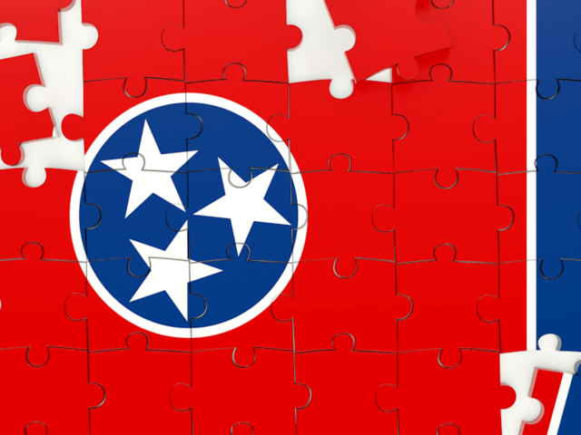 Puzzle. Download flag icon of Tennessee