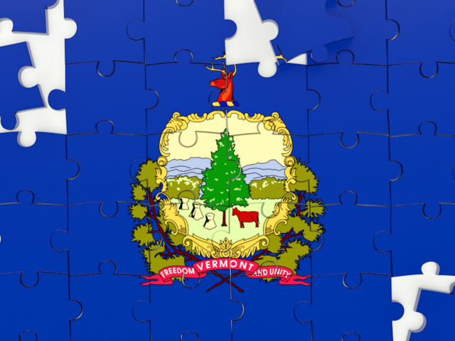 Puzzle. Download flag icon of Vermont
