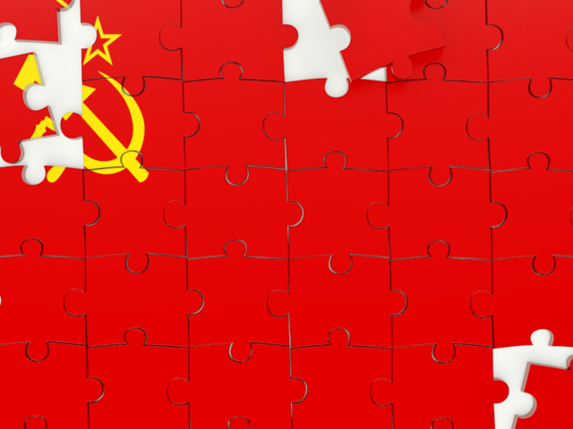 Puzzle. Download flag icon of Soviet Union at PNG format