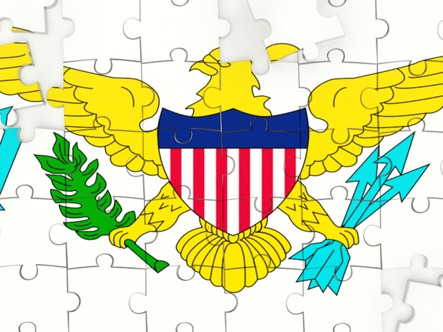 Puzzle. Download flag icon of Virgin Islands of the United States at PNG format