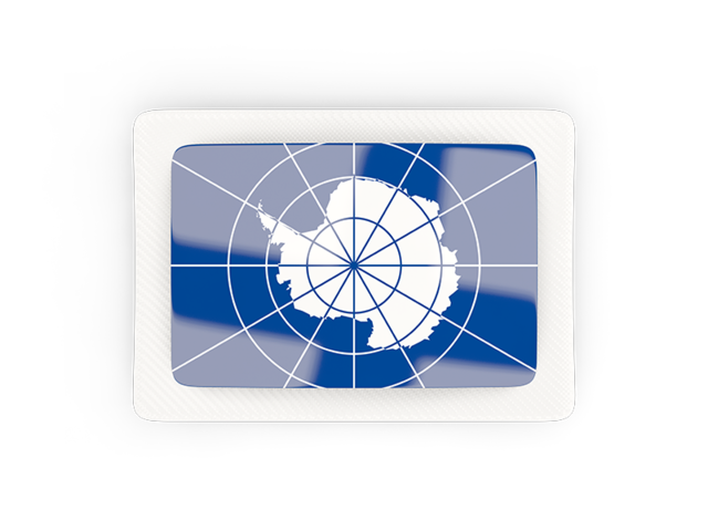 Rectangular carbon icon. Download flag icon of Antarctica at PNG format