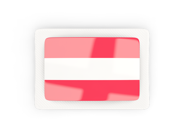 Rectangular carbon icon. Download flag icon of Austria at PNG format