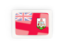 Bermuda. Rectangular carbon icon. Download icon.