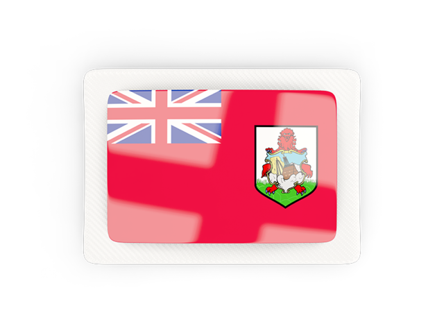 Rectangular carbon icon. Download flag icon of Bermuda at PNG format