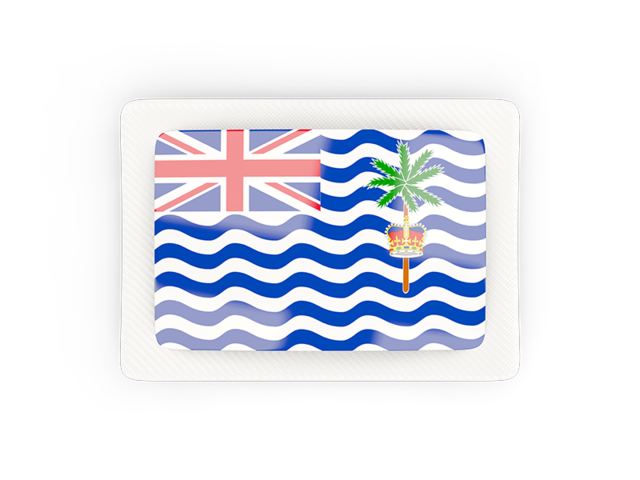 Rectangular carbon icon. Download flag icon of British Indian Ocean Territory at PNG format