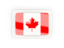 Canada. Rectangular carbon icon. Download icon.
