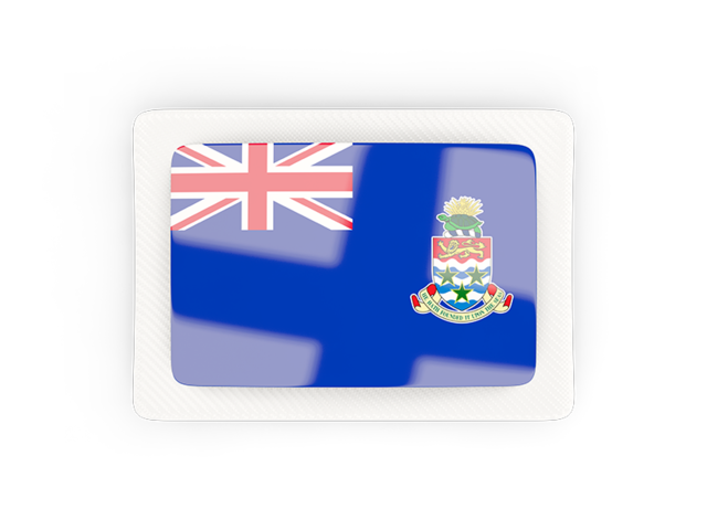 Rectangular carbon icon. Download flag icon of Cayman Islands at PNG format