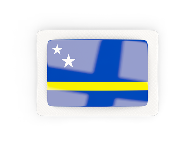 Rectangular carbon icon. Download flag icon of Curacao at PNG format