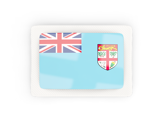 Rectangular carbon icon. Download flag icon of Fiji at PNG format