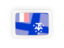 French Southern and Antarctic Lands. Rectangular carbon icon. Download icon.