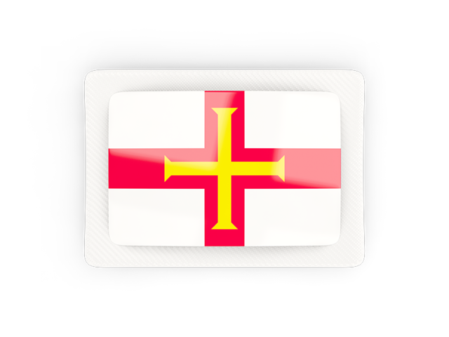 Rectangular carbon icon. Download flag icon of Guernsey at PNG format