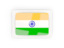 India. Rectangular carbon icon. Download icon.