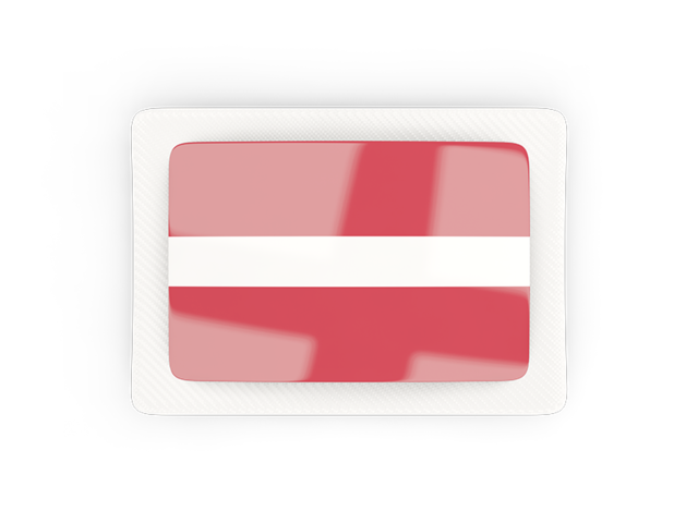 Rectangular carbon icon. Download flag icon of Latvia at PNG format