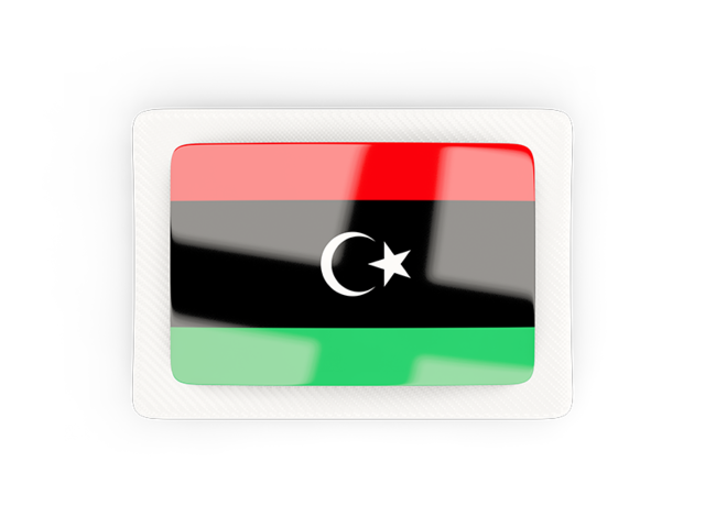 Rectangular carbon icon. Download flag icon of Libya at PNG format