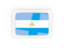 Nicaragua. Rectangular carbon icon. Download icon.
