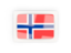 Norway. Rectangular carbon icon. Download icon.