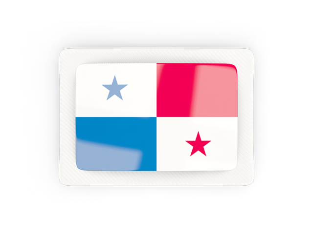 Rectangular carbon icon. Download flag icon of Panama at PNG format