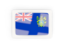 Pitcairn Islands. Rectangular carbon icon. Download icon.