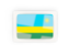 Rwanda. Rectangular carbon icon. Download icon.