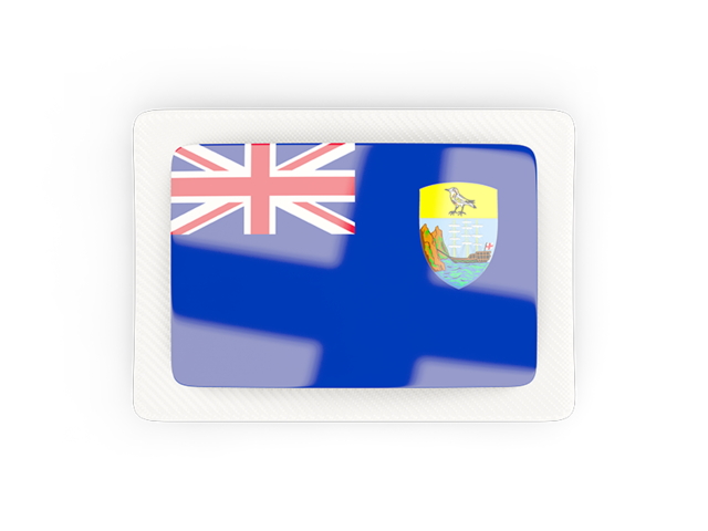 Rectangular carbon icon. Download flag icon of Saint Helena at PNG format